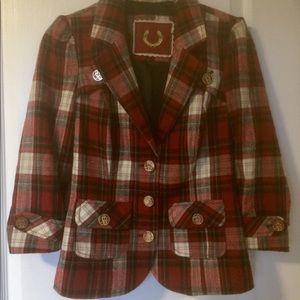 Plaid Guess Blazer